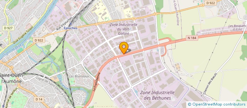 localisation de l'entreprise E MAINTENANCE à SAINT-OUEN-L'AUMONE