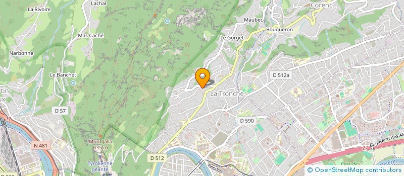 localisation de l'entreprise E-MALAYA BUSINESS CENTER  LA TRONCHE