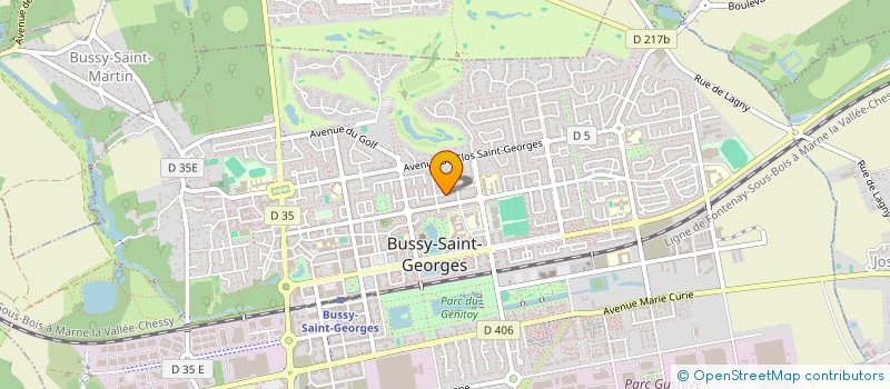 localisation de l'entreprise E MARKETIUM à BUSSY-SAINT-GEORGES