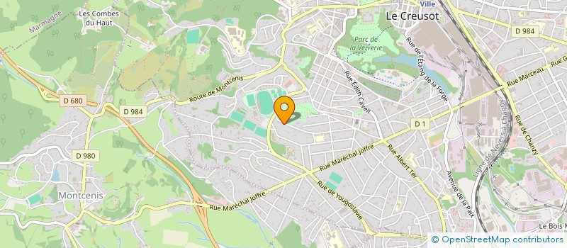 localisation de l'entreprise E-MASKE à LE CREUSOT