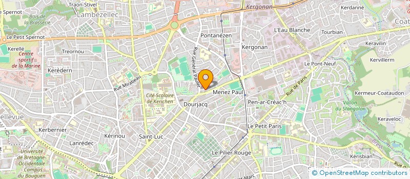 localisation de l'entreprise E-MATRYX à BREST