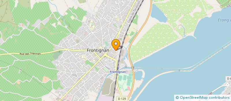 localisation de l'entreprise E MCD à FRONTIGNAN