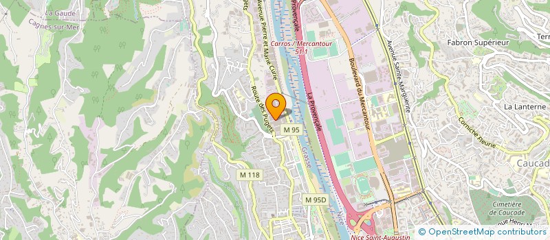 localisation de l'entreprise E MEDIA LIVE à SAINT-LAURENT-DU-VAR