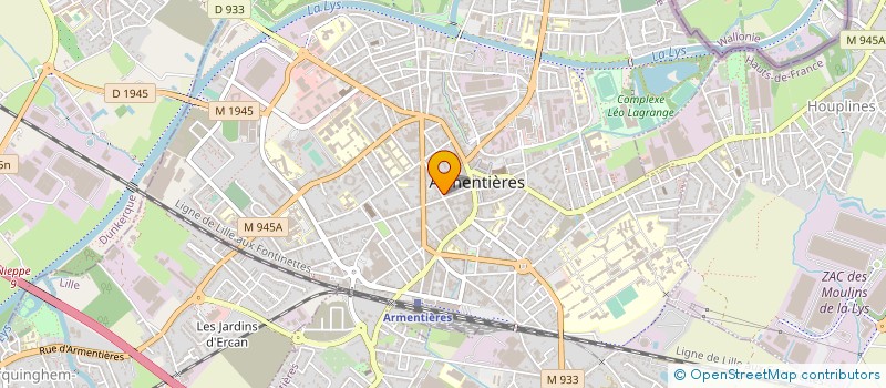 localisation de l'entreprise E-MEDICAL FRANCE  ARMENTIERES