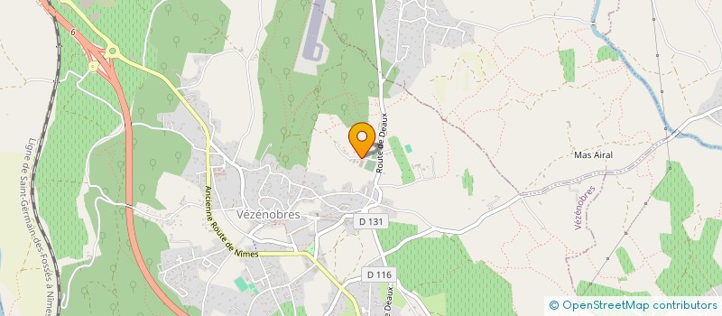 localisation de l'entreprise E.MEDICOM  VEZENOBRES