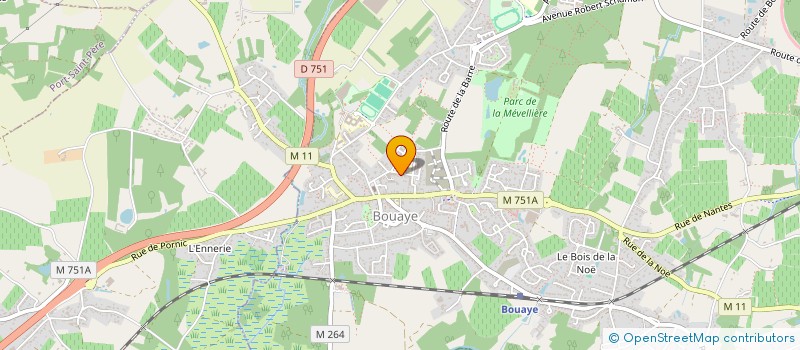 localisation de l'entreprise E MEIGNEN  BOUAYE