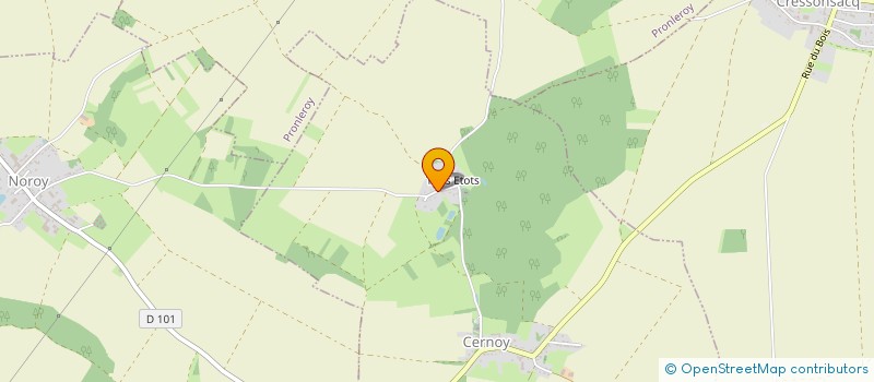 localisation de l'entreprise E.MEL  CERNOY