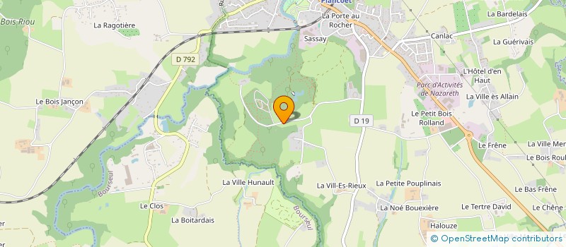 localisation de l'entreprise E MENARD à BOURSEUL