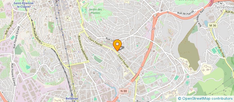 localisation de l'entreprise E-MMO  SAINT-ETIENNE