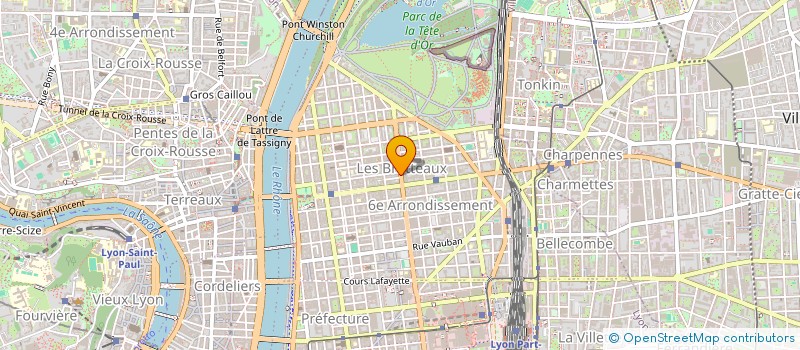 localisation de l'entreprise E.MMO P@RTNERS à LYON