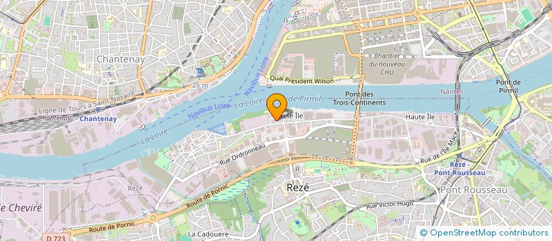 localisation de l'entreprise E-MMOB  REZE