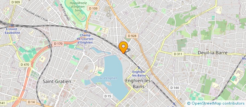 localisation de l'entreprise E MOTION  ENGHIEN-LES-BAINS