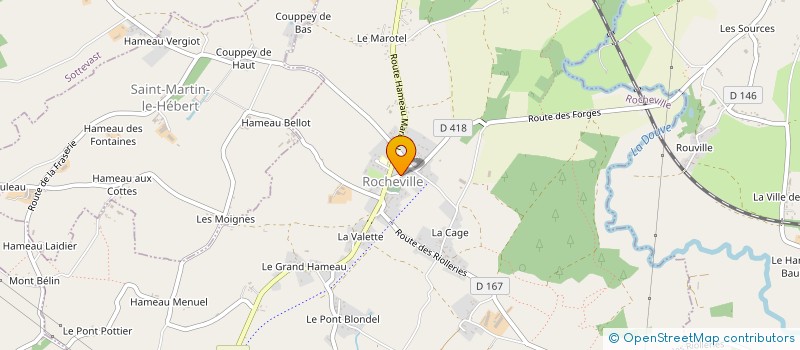 localisation de l'entreprise E&MOTION  ROCHEVILLE