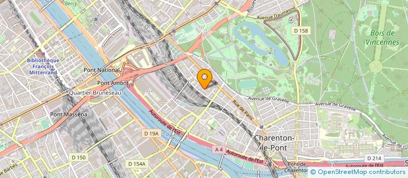 localisation de l'entreprise E MOVERE à CHARENTON-LE-PONT