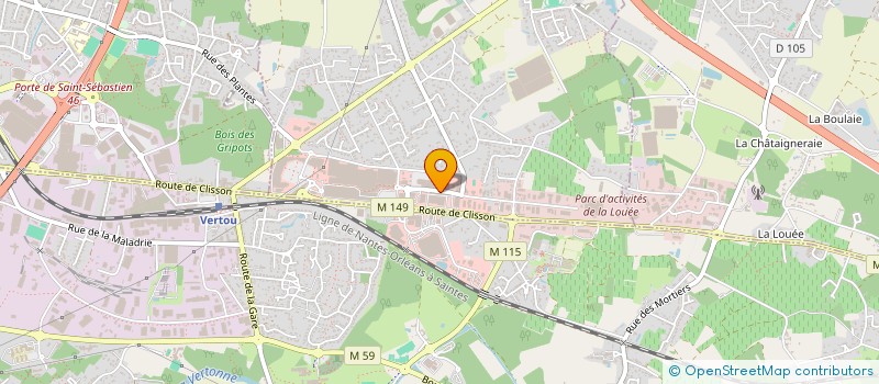 localisation de l'entreprise E-MPLITUDE à NANTES