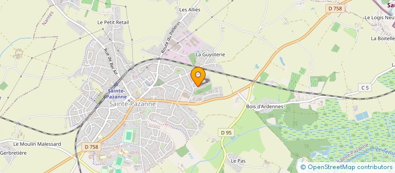 localisation de l'entreprise E.MT à SAINTE-PAZANNE