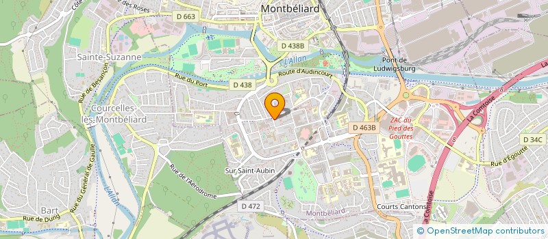localisation de l'entreprise E & MURTEZI  MONTBELIARD