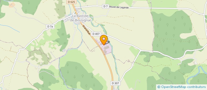 localisation de l'entreprise E=MV2 à LA BASTIDE-DE-BOUSIGNAC