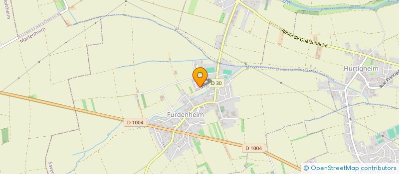 localisation de l'entreprise E+N  FURDENHEIM