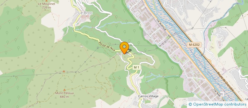 localisation de l'entreprise E.N. CONSTRUCTION  CARROS