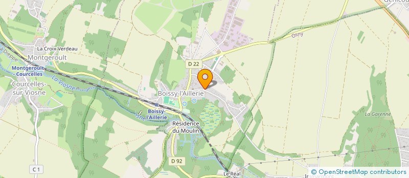 localisation de l'entreprise E-N-E-C ENTREPRISE NOUVELLE D ELECTROTECHNIQUE ET CABLAGE  BOISSY-L'AILLERIE