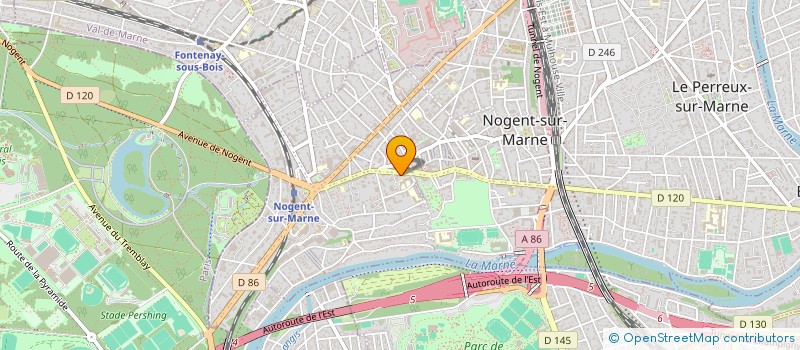 localisation de l'entreprise E.N.F.R. à NOGENT-SUR-MARNE