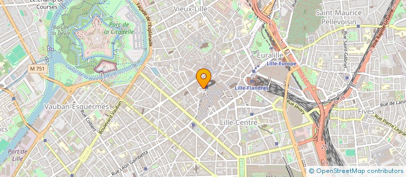 localisation de l'entreprise E.N.H.D.F à LILLE