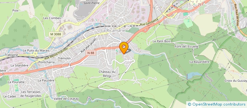 localisation de l'entreprise E&N KIDS  LA RICAMARIE