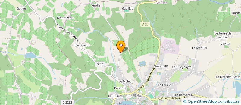 localisation de l'entreprise E N M S F  LE FLEIX