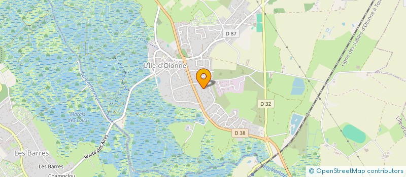 localisation de l'entreprise E&N MORIN HOLDING  L'ILE-D'OLONNE