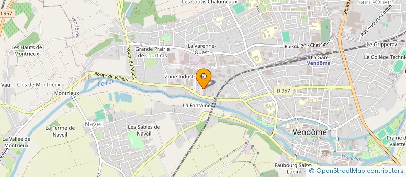 localisation de l'entreprise E.N.P.I. DISTRIBUTION à VENDOME