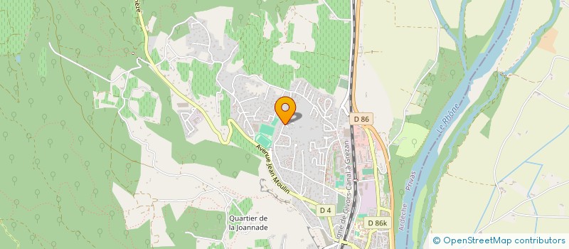 localisation de l'entreprise E.N.R.J. INVEST  BOURG-SAINT-ANDEOL