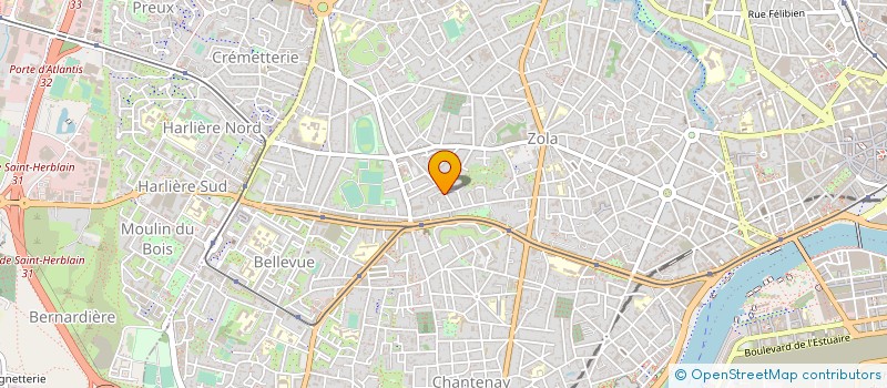 localisation de l'entreprise E.N.R.V.A à NANTES