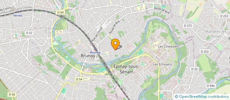 localisation de l'entreprise E.N.S.N. à BRUNOY