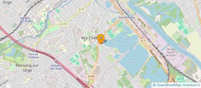 localisation de l'entreprise E-N SERVICES à VIRY-CHATILLON