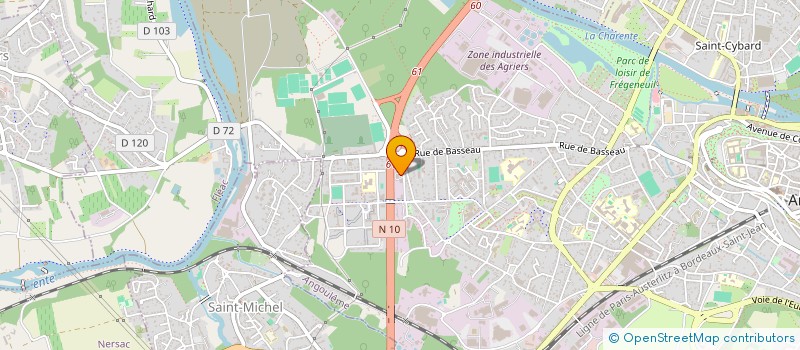 localisation de l'entreprise E.N.T.I ANGOULEME à ANGOULEME