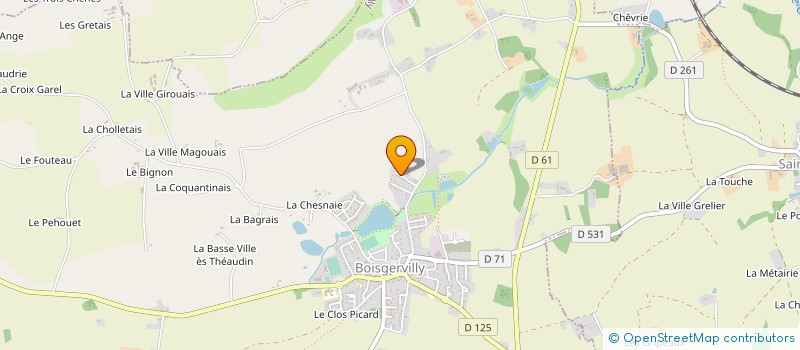 localisation de l'entreprise E.N.Y.  BOISGERVILLY