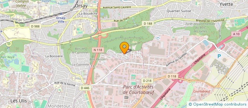 localisation de l'entreprise E=NC3 à ORSAY