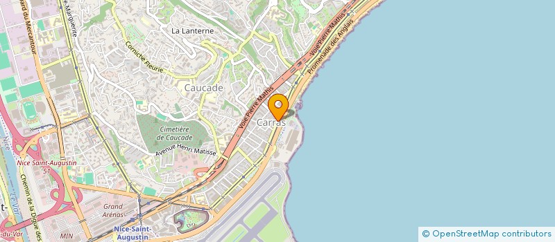 localisation de l'entreprise E.NEGRE  NICE
