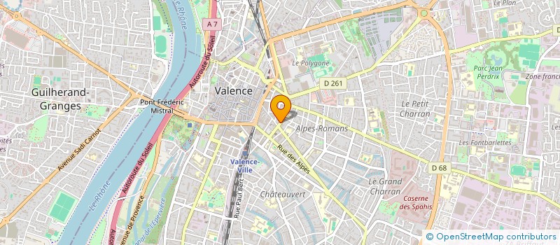 localisation de l'entreprise E-NETGAME à VALENCE