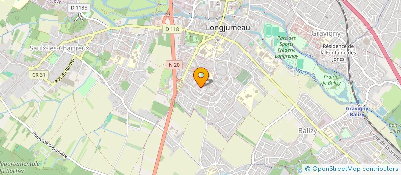 localisation de l'entreprise E-NETMARKET à LONGJUMEAU