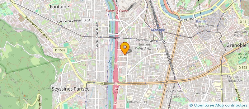 localisation de l'entreprise E-NETWORK à GRENOBLE