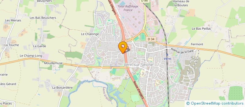 localisation de l'entreprise E-NNOV  VERN-SUR-SEICHE