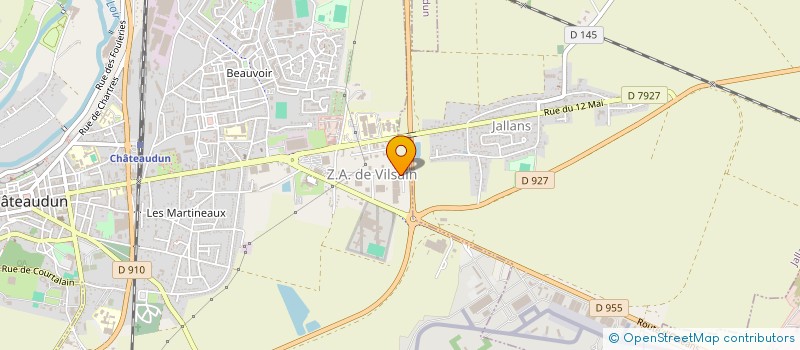 localisation de l'entreprise E.NOGUEIRA ET FILS à CHATEAUDUN