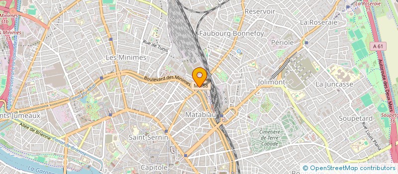 localisation de l'entreprise E-NOKOM à TOULOUSE