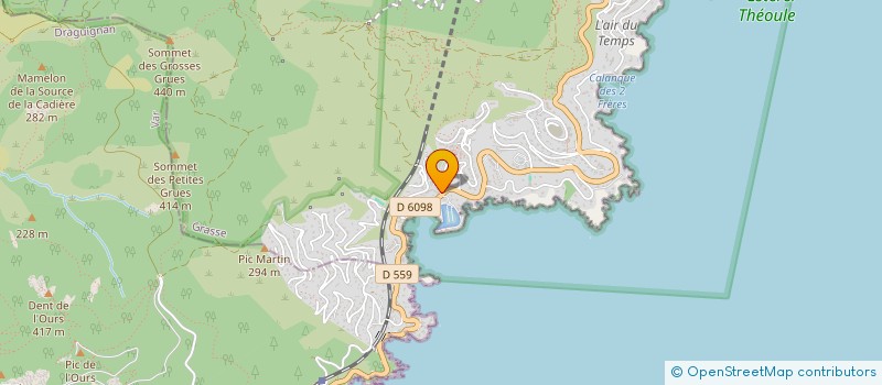 localisation de l'entreprise E-NOLA ESTEREL  THEOULE-SUR-MER