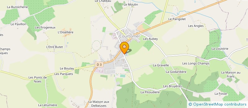localisation de l'entreprise E-NORMANDIE SAVEURS GOURMANDES à COURTOMER