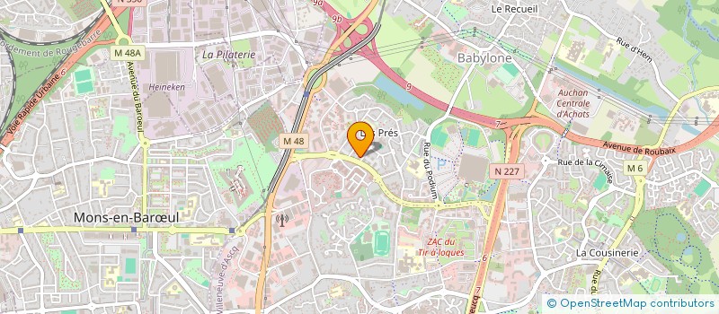 localisation de l'entreprise E - NOV à VILLENEUVE-D'ASCQ