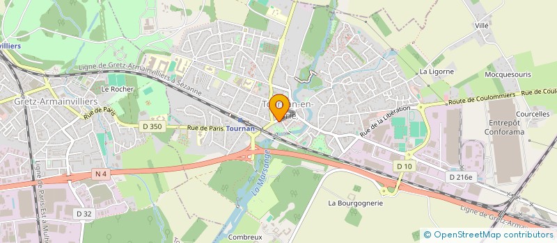 localisation de l'entreprise E-NOV ELEC à GRETZ-ARMAINVILLIERS