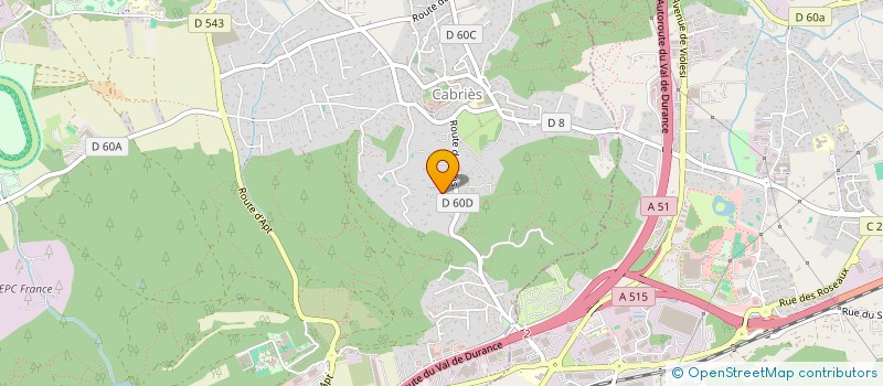 localisation de l'entreprise E-NOVENS  CABRIES